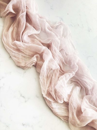 Handcrafted gauze styling cloth in Nude